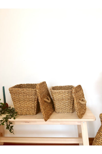 2Li Hasır Kapaklı Patates ve Soğan Sepeti